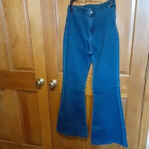 Denim Flare Bellbottom Jeans